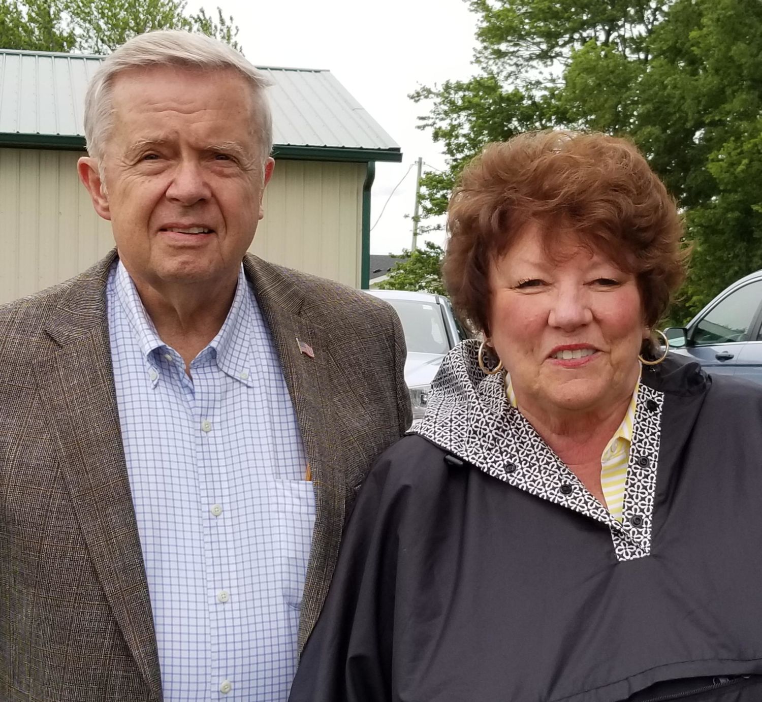 Bob Dobski and District Governor Julie Dobski